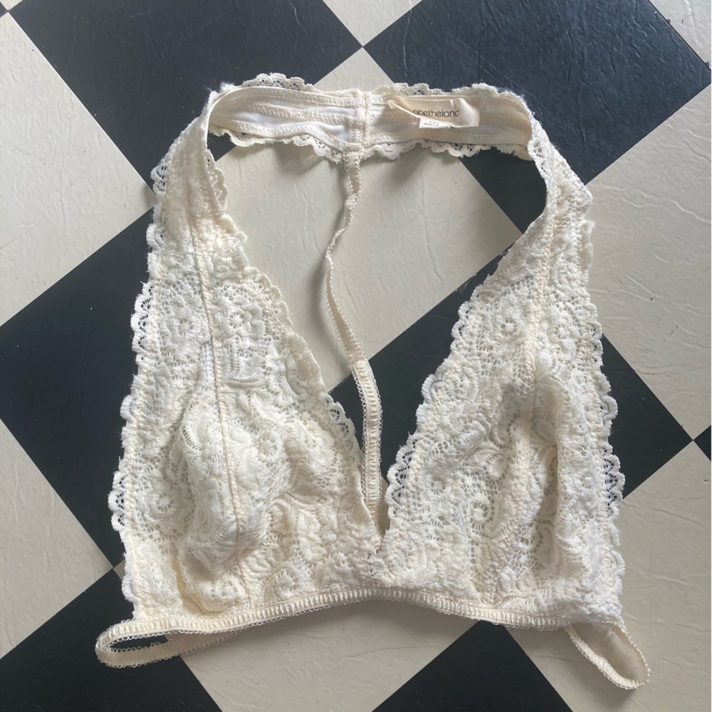 Cream Lace Junior Bralette